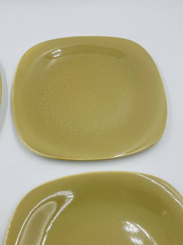 Lot de 4 assiettes Boch La Louvière – Séduction – Années 60