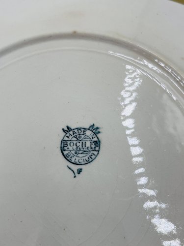 Lot de 4 assiettes Boch La Louvière – Séduction – Années 60