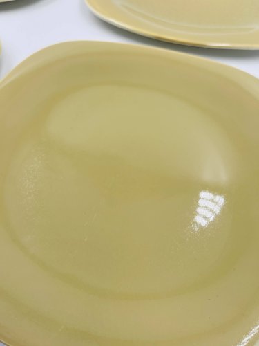 Lot de 4 assiettes Boch La Louvière – Séduction – Années 60