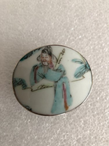 lot de 4 belles petites boites pilulier chinois  chinese vintage