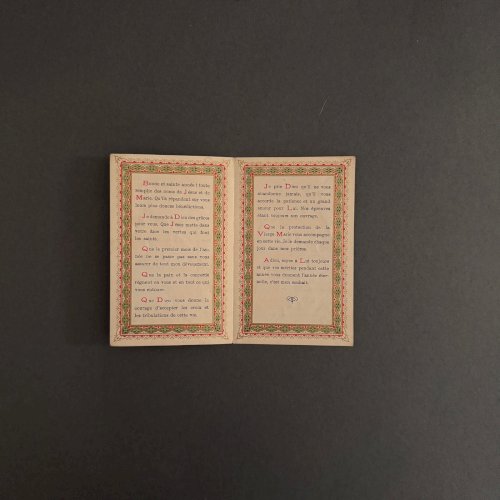 Lot de 4 cartes de vœux anciennes du Nouvel An M3730