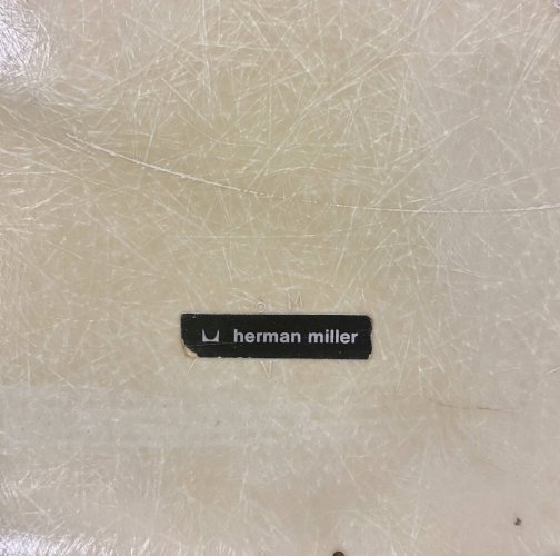 Lot de 4 chaises DSW Eames – Herman Miller (1952)