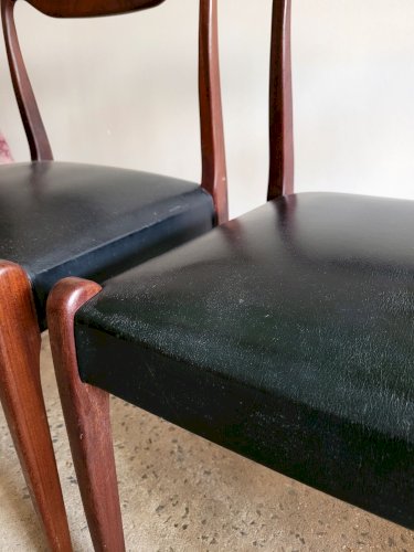 Lot de 4 chaises vintage style Niels Otto Moller