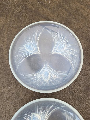 LOT DE 4 COUPELLES EN VERRE OPALESCENT FRANCE N° 18