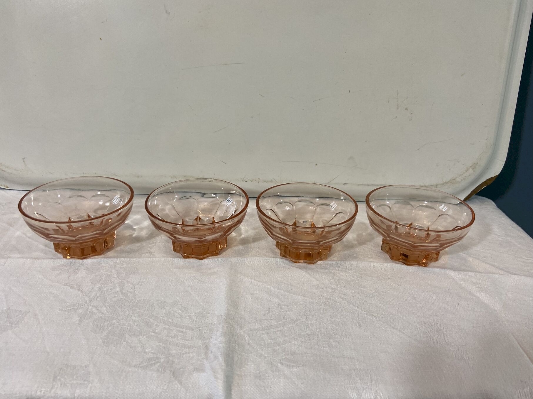 Lot De 11 Coupelles En Verre Granité Vintage - Années 50/60 - Couleurs Variées
