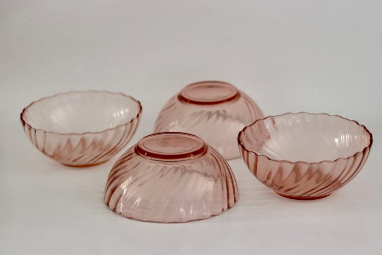 Lot de 4 coupelles roseline ARCOPAL