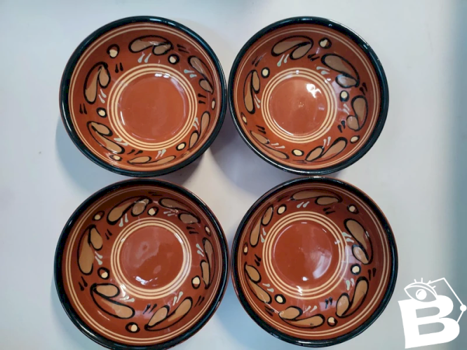 Lot de 4 grand bols vintage en bon etat