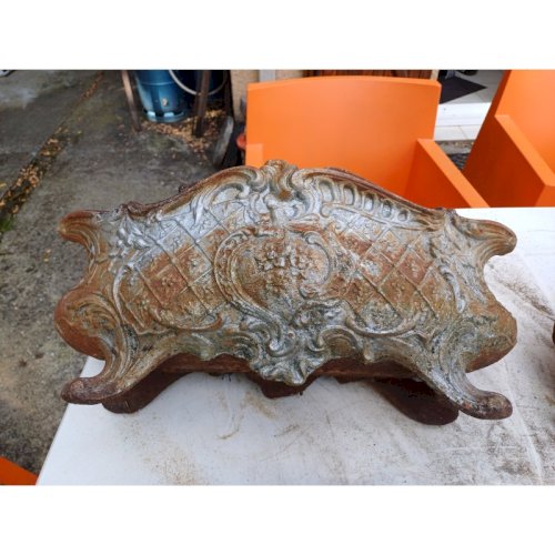 Lot de 4 Jardinières en Fonte 1900 de Charleville - Mézières Style Rocaille