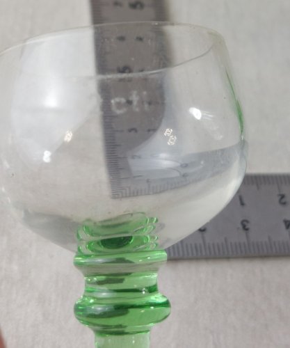 Lot de 4 petits verres à liqueur / alcool, Roemer Alsace ^