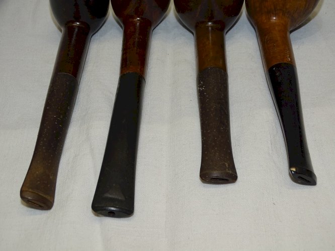 -LOT de 4 PIPES ANCIENNES LMR - BRUYERE - ROPP - ELECTRA PRESTIGE JUS de GRENIER