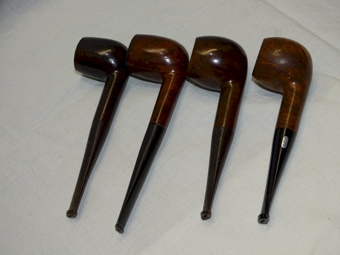-LOT de 4 PIPES ANCIENNES LMR - BRUYERE - ROPP - ELECTRA PRESTIGE JUS de GRENIER