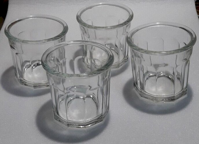 Lot de 4 pots à confiture 375 anciens