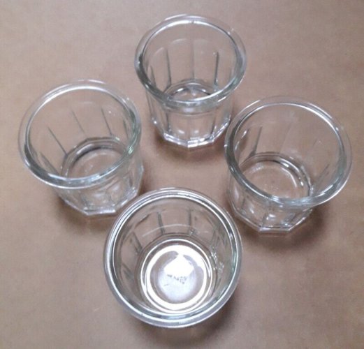 Lot de 4 pots à confiture 375 anciens