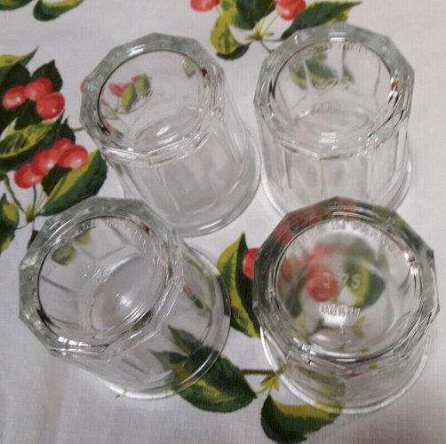 Lot de 4 pots à confiture 375 anciens