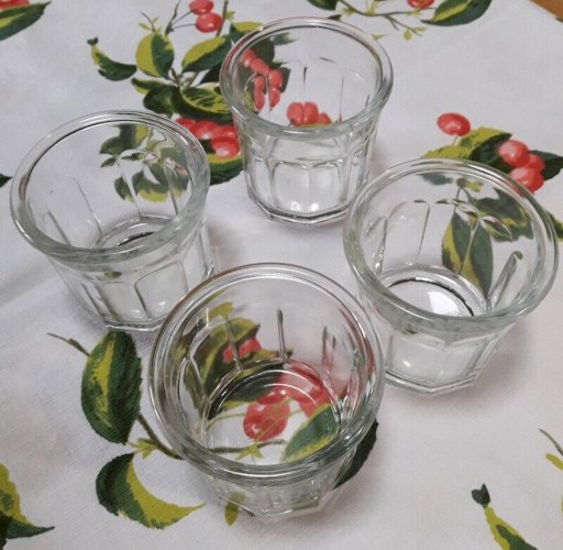 Lot de 4 pots à confiture 375 anciens