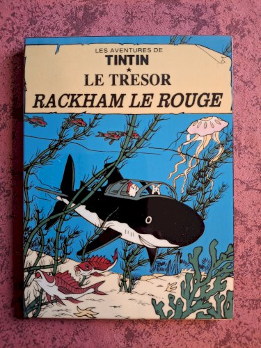 Lot de 4 tableaux peints à la main et laqués Tintin