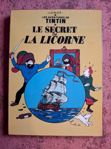 Lot de 4 tableaux peints à la main et laqués Tintin