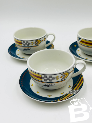 Lot de 4 tasses de designer Royal Mosa Ravenne