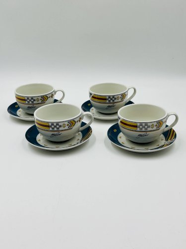 Lot de 4 tasses de designer Royal Mosa Ravenne