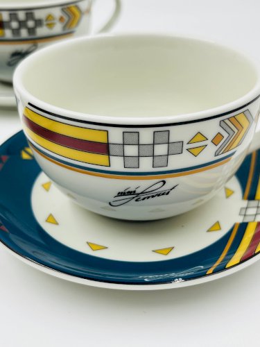 Lot de 4 tasses de designer Royal Mosa Ravenne