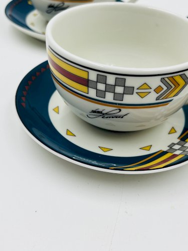 Lot de 4 tasses de designer Royal Mosa Ravenne