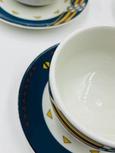 Lot de 4 tasses de designer Royal Mosa Ravenne