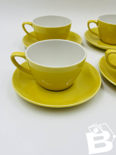 Lot de 4 tasses et sous-tasses Villeroy & Boch