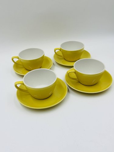Lot de 4 tasses et sous-tasses Villeroy & Boch