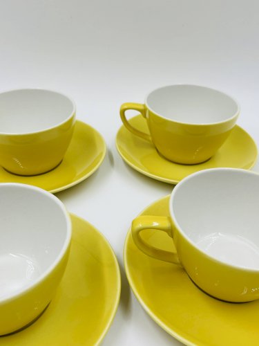 Lot de 4 tasses et sous-tasses Villeroy & Boch
