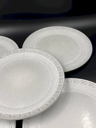 Lot de 5 assiettes plates Ceramano