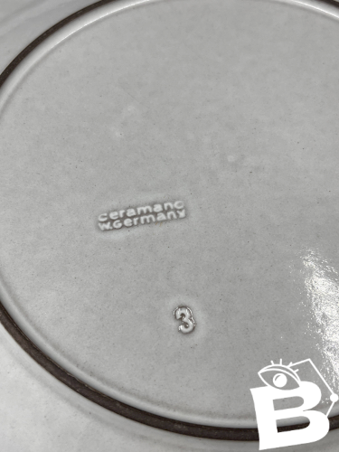 Lot de 5 assiettes plates Ceramano