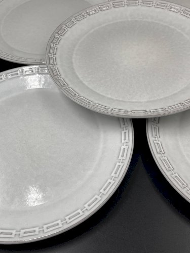 Lot de 5 assiettes plates Ceramano