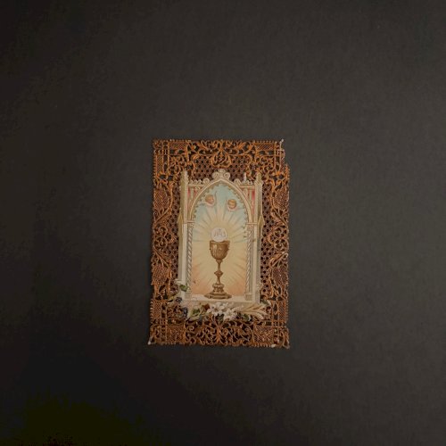 Lot de 5 canivets anciens images pieuses dont une à système A5796