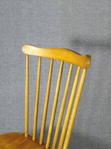 Lot de 5 chaises Baumann Menuet N°841 - 1968 - Scandinave -
