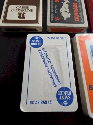 Lot De 5 Jeux De Cartes Anciens . Tbe Ou Neufs
