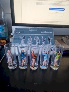 lot de 5 verres shooters design : remco van der leij