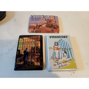 Batch of 56 Advertising Signs in Tin Beer Steenford