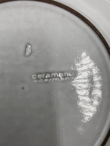 Lot de 6 assiettes à dessert Céramano par Karl Leutner