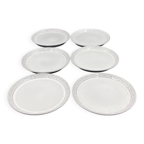 Lot de 6 assiettes à dessert Céramano par Karl Leutner