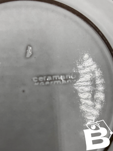 Lot de 6 assiettes à dessert Céramano par Karl Leutner