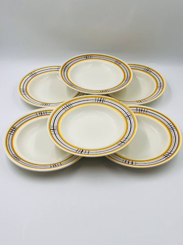 Lot de 6 assiettes creuses BFK