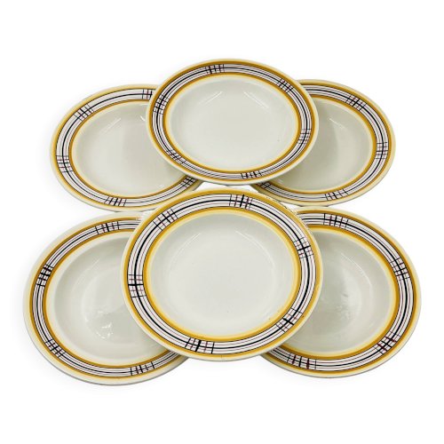 Lot de 6 assiettes creuses BFK