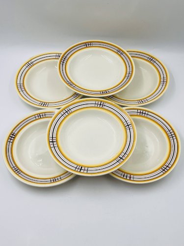 Lot de 6 assiettes creuses BFK