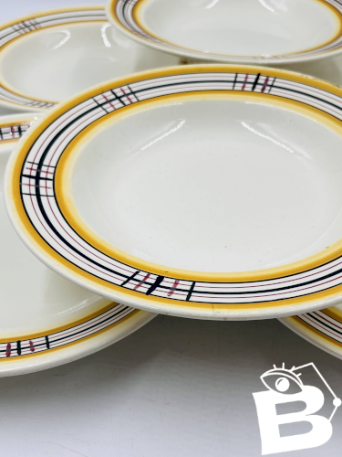 Lot de 6 assiettes creuses BFK