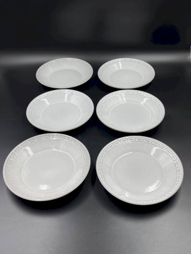 Lot de 6 assiettes creuses Céramano par Karl Leutner