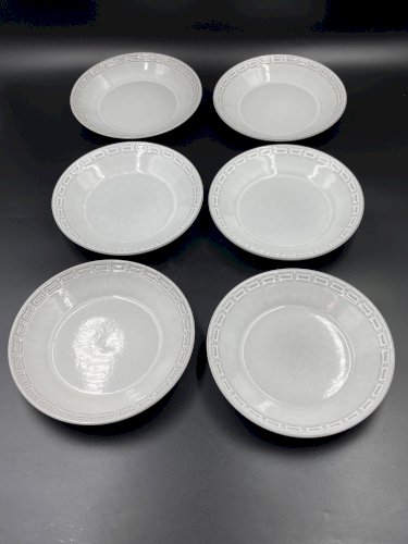 Lot de 6 assiettes creuses Céramano par Karl Leutner