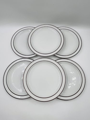 Lot de 6 assiettes plates Thomas