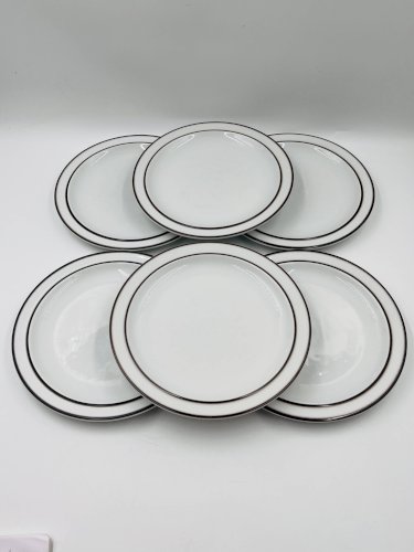 Lot de 6 assiettes plates Thomas