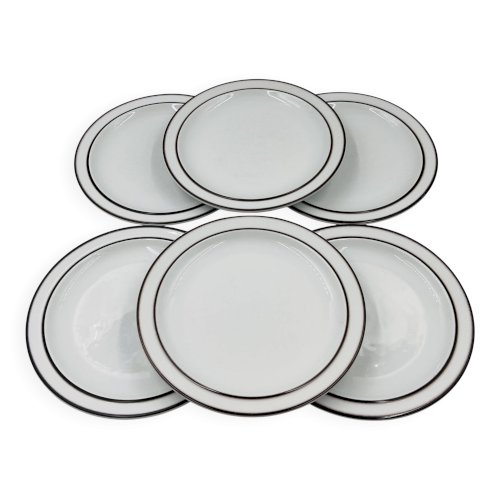 Lot de 6 assiettes plates Thomas
