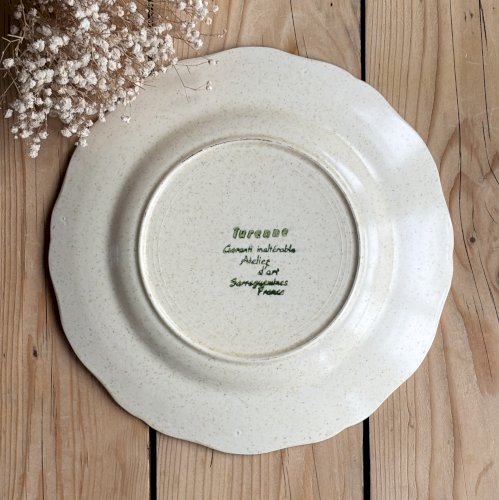 Lot de 6 assiettes plates TURENNE, Sarreguemines